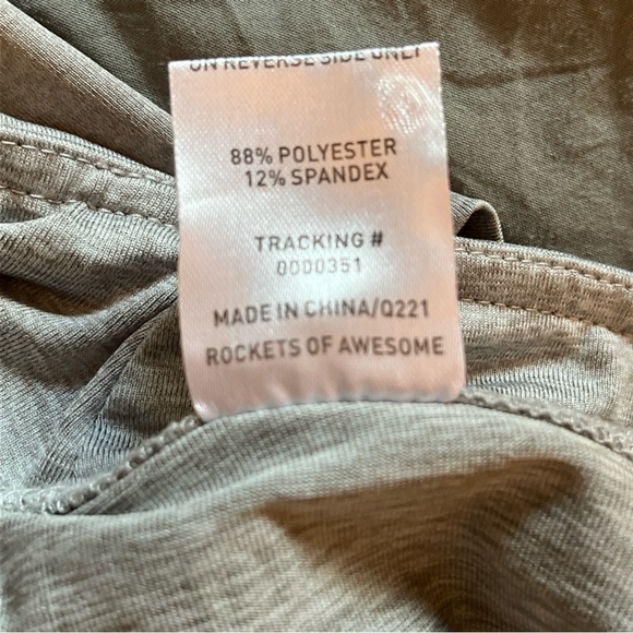 Girls Size 10 Rockets Of Awesome Matching Pants Shirt Set Gray leggings Stretch - Picture 9 of 9